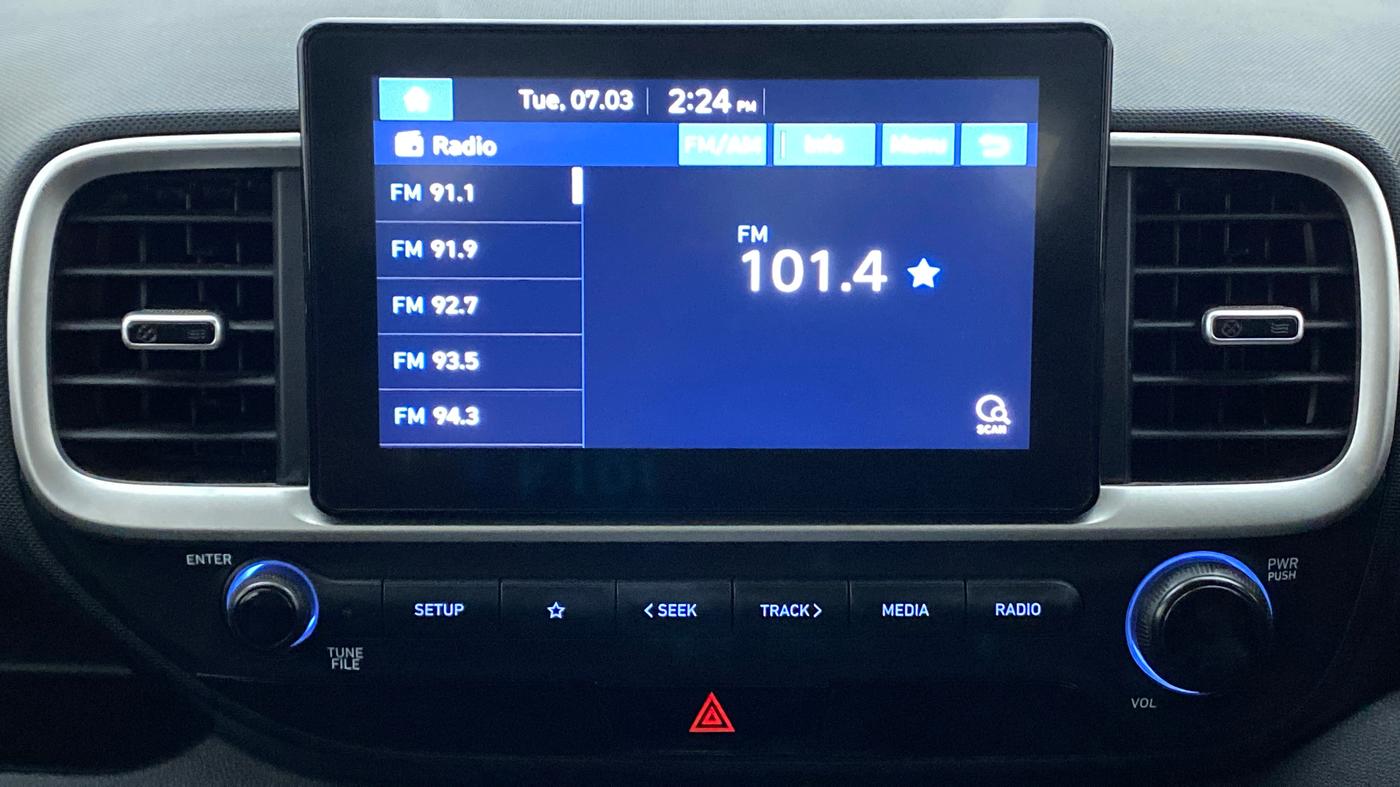 2021 Hyundai VENUE SX 1.0 TURBO IMT, Petrol, Manual, 32,388 km, Infotainment System