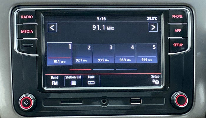 2019 Volkswagen Vento HIGHLINE PETROL, Petrol, Manual, 16,313 km, Infotainment System