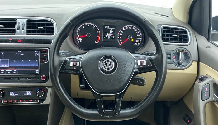 2019 Volkswagen Vento HIGHLINE PETROL, Petrol, Manual, 16,313 km, Steering Wheel Close Up