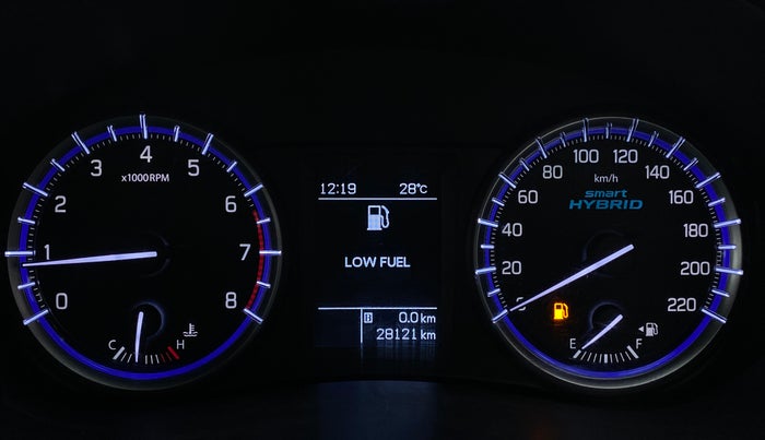 2020 Maruti S Cross ALPHA 1.5, Petrol, Manual, 28,121 km, Odometer Image