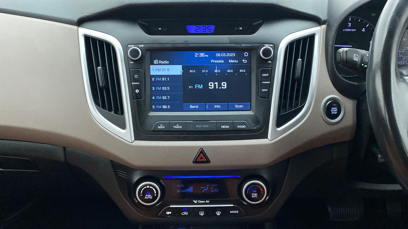 2018 Hyundai Creta SX AT 1.6 DIESEL, Diesel, Automatic, 74,337 km, Air Conditioner
