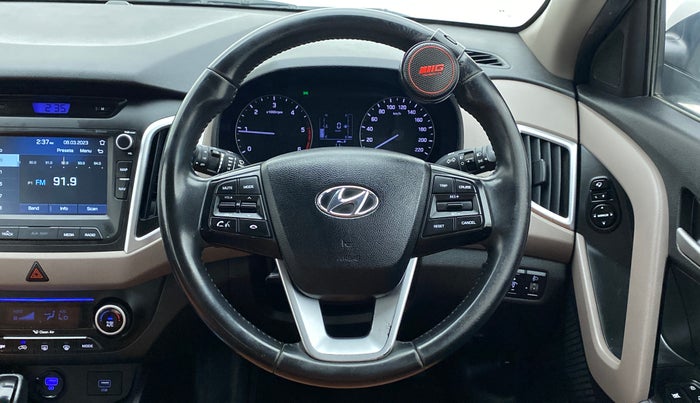 2018 Hyundai Creta SX AT 1.6 DIESEL, Diesel, Automatic, 74,337 km, Steering Wheel Close Up
