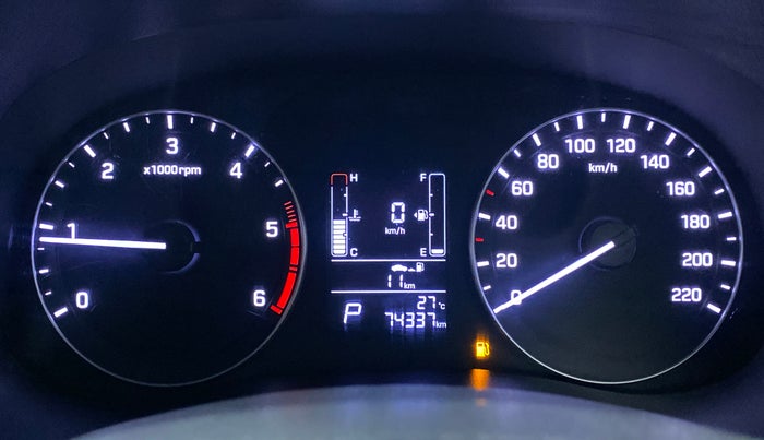 2018 Hyundai Creta SX AT 1.6 DIESEL, Diesel, Automatic, 74,337 km, Odometer Image