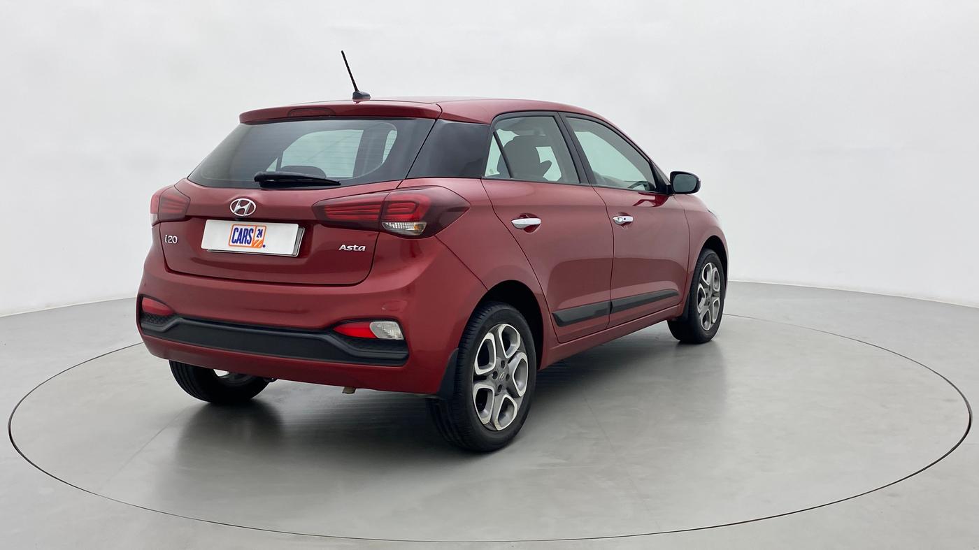 2019 Hyundai Elite i20 ASTA 1.2 (O), Petrol, Manual, 30,767 km, Right Back Diagonal