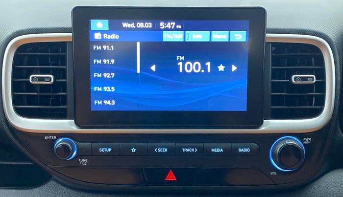2022 Hyundai VENUE SX 1.5 CRDI, Diesel, Manual, 9,624 km, Infotainment System