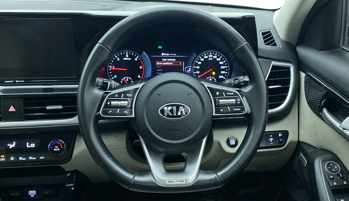 2019 KIA SELTOS HTX+ MT 1.5 DIESEL, Diesel, Manual, 20,374 km, Steering Wheel Close Up