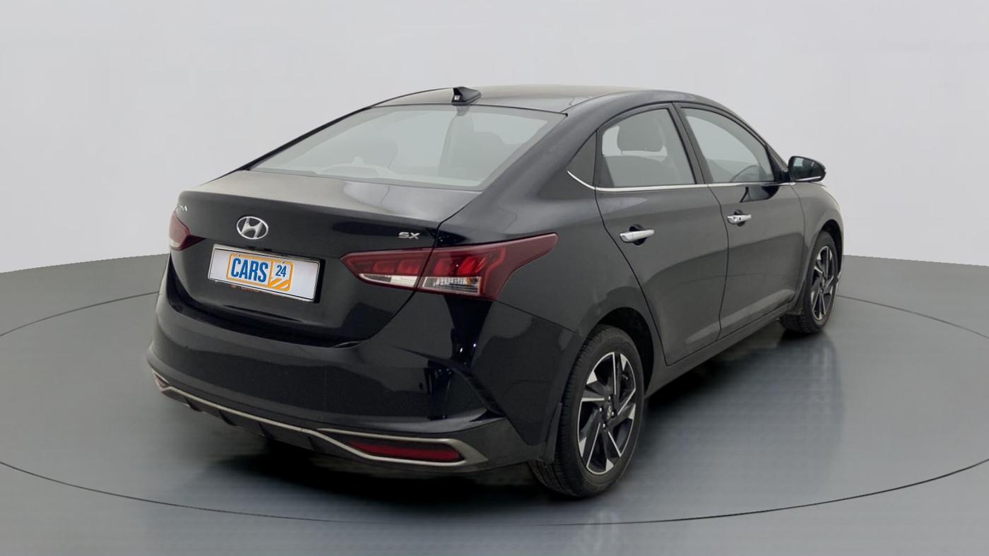 2021 Hyundai Verna SX (O)1.5 VTVT, Petrol, Manual, 13,407 km, Right Back Diagonal