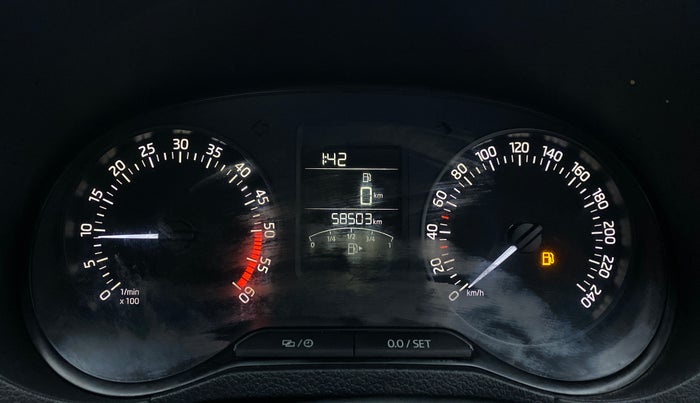 2018 Skoda Rapid 1.5 TDI MT AMBITION, Diesel, Manual, 58,503 km, Odometer Image