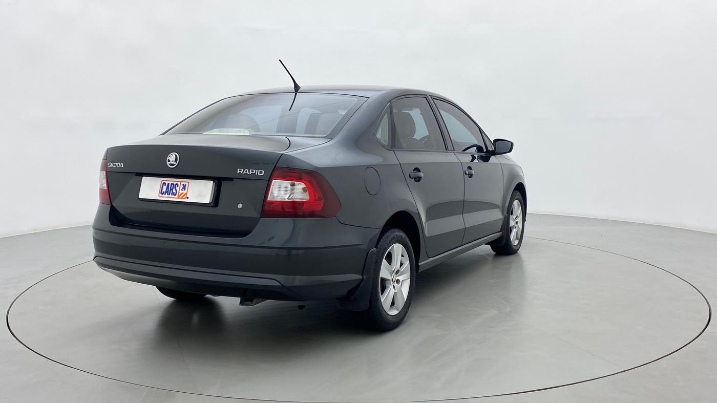 2018 Skoda Rapid 1.5 TDI MT AMBITION, Diesel, Manual, 58,503 km, Right Back Diagonal