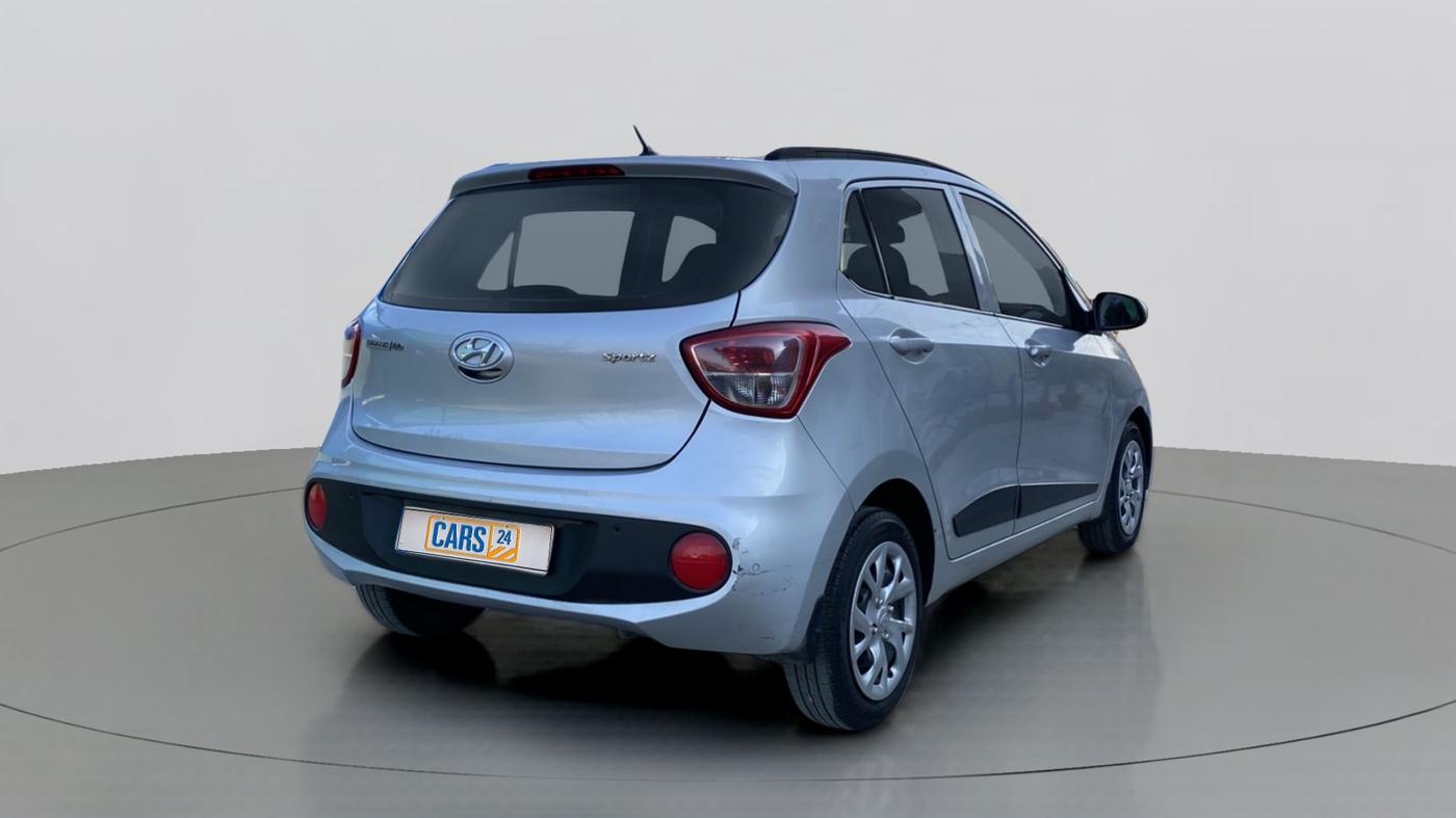 2018 Hyundai Grand i10 SPORTZ 1.2 KAPPA VTVT, Petrol, Manual, 69,511 km, Right Back Diagonal