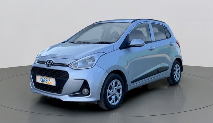 2018 Hyundai Grand i10 SPORTZ 1.2 KAPPA VTVT, Petrol, Manual, 69,511 km, Left Front Diagonal