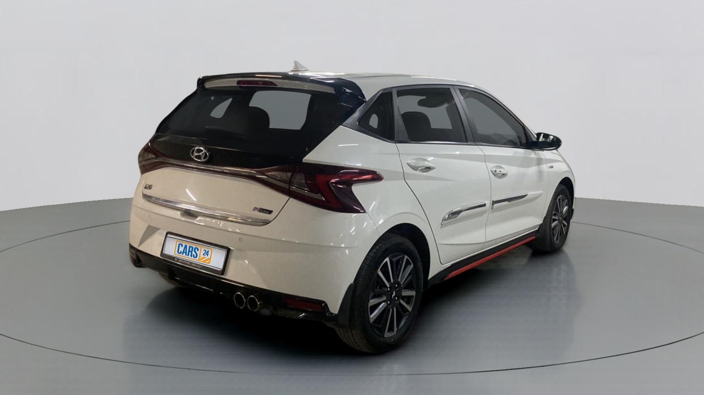 2021 Hyundai NEW I20 N LINE N8 1.0 TURBO GDI DCT, Petrol, Automatic, 9,377 km, Right Back Diagonal