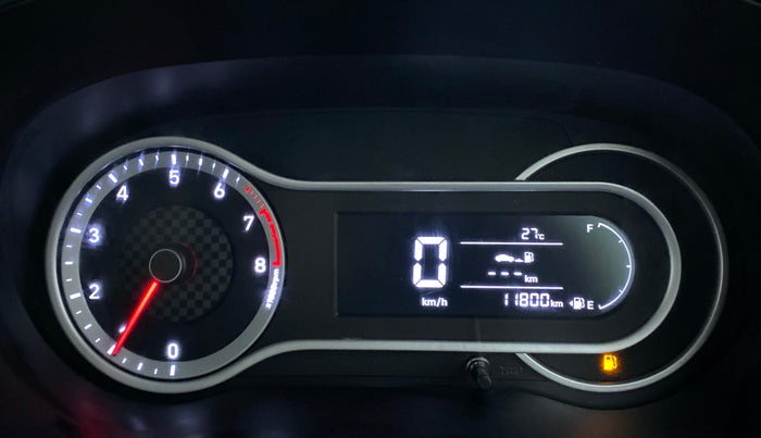 2020 Hyundai AURA SX 1.2 (O), Petrol, Manual, 11,800 km, Odometer Image