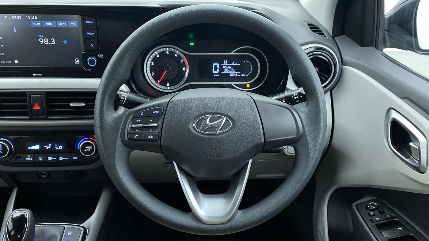 2022 Hyundai GRAND I10 NIOS SPORTZ AMT 1.2 KAPPA VTVT, Petrol, Automatic, 6,042 km, Steering Wheel Close Up