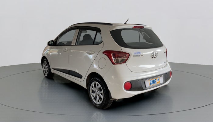 2017 Hyundai Grand i10 SPORTZ (O) 1.2 KAPPA VTVT, Petrol, Manual, 80,554 km, Left Back Diagonal