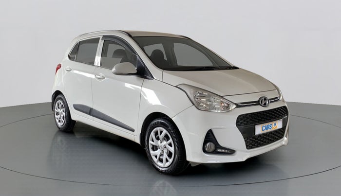 2017 Hyundai Grand i10 SPORTZ (O) 1.2 KAPPA VTVT, Petrol, Manual, 80,554 km, Right Front Diagonal