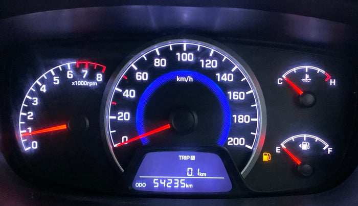 2017 Hyundai Grand i10 ASTA 1.2 KAPPA VTVT, Petrol, Manual, 54,280 km, Odometer Image