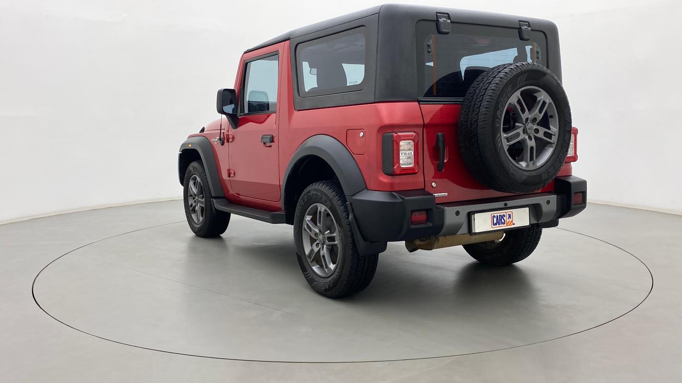 2021 Mahindra Thar LX PETROL HT 4WD AT, Petrol, Automatic, 10,507 km, Left Back Diagonal