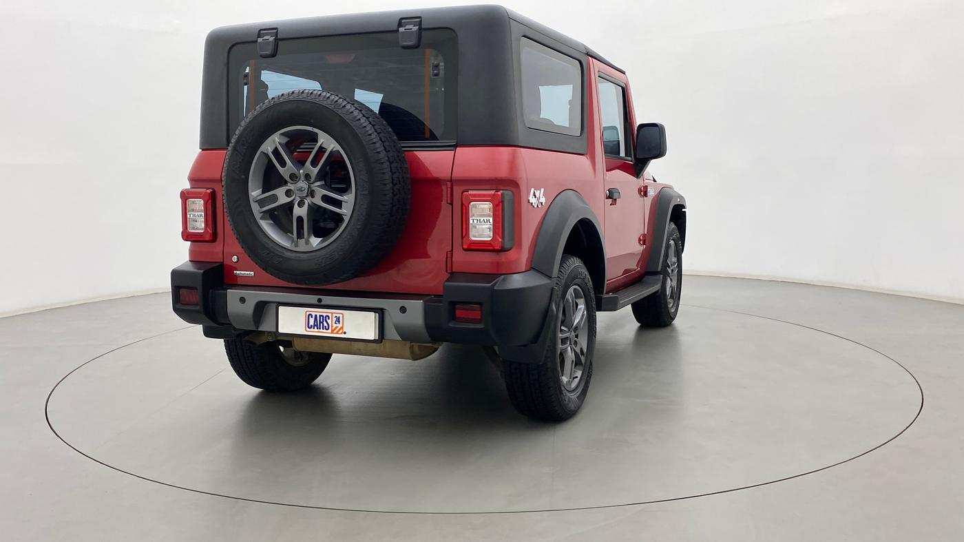 2021 Mahindra Thar LX PETROL HT 4WD AT, Petrol, Automatic, 10,507 km, Right Back Diagonal