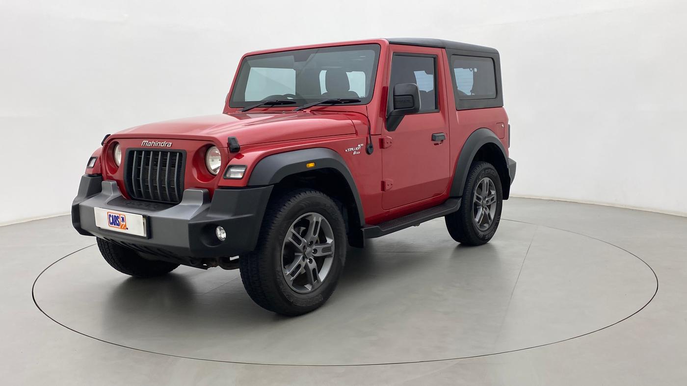 2021 Mahindra Thar LX PETROL HT 4WD AT, Petrol, Automatic, 10,507 km, Left Front Diagonal