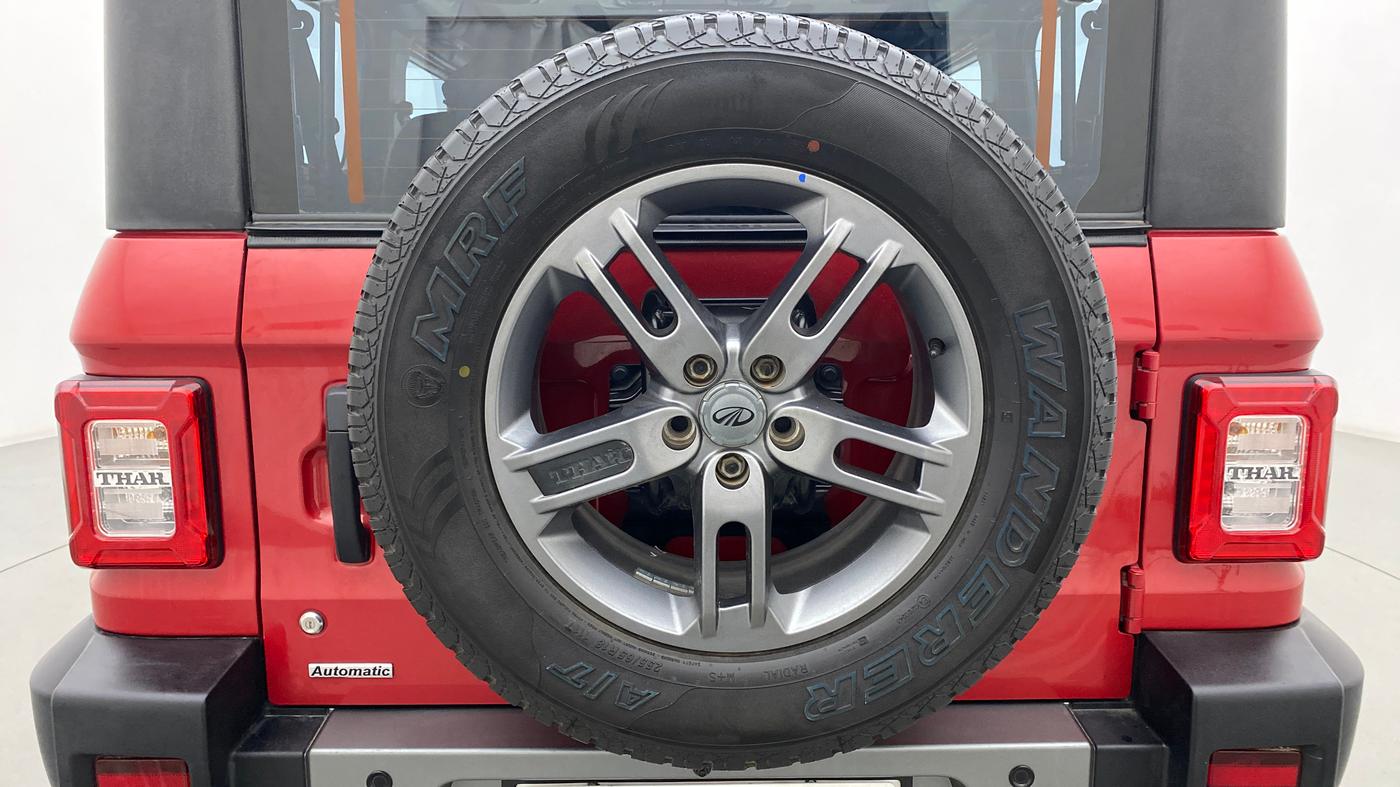 2021 Mahindra Thar LX PETROL HT 4WD AT, Petrol, Automatic, 10,507 km, Spare Tyre