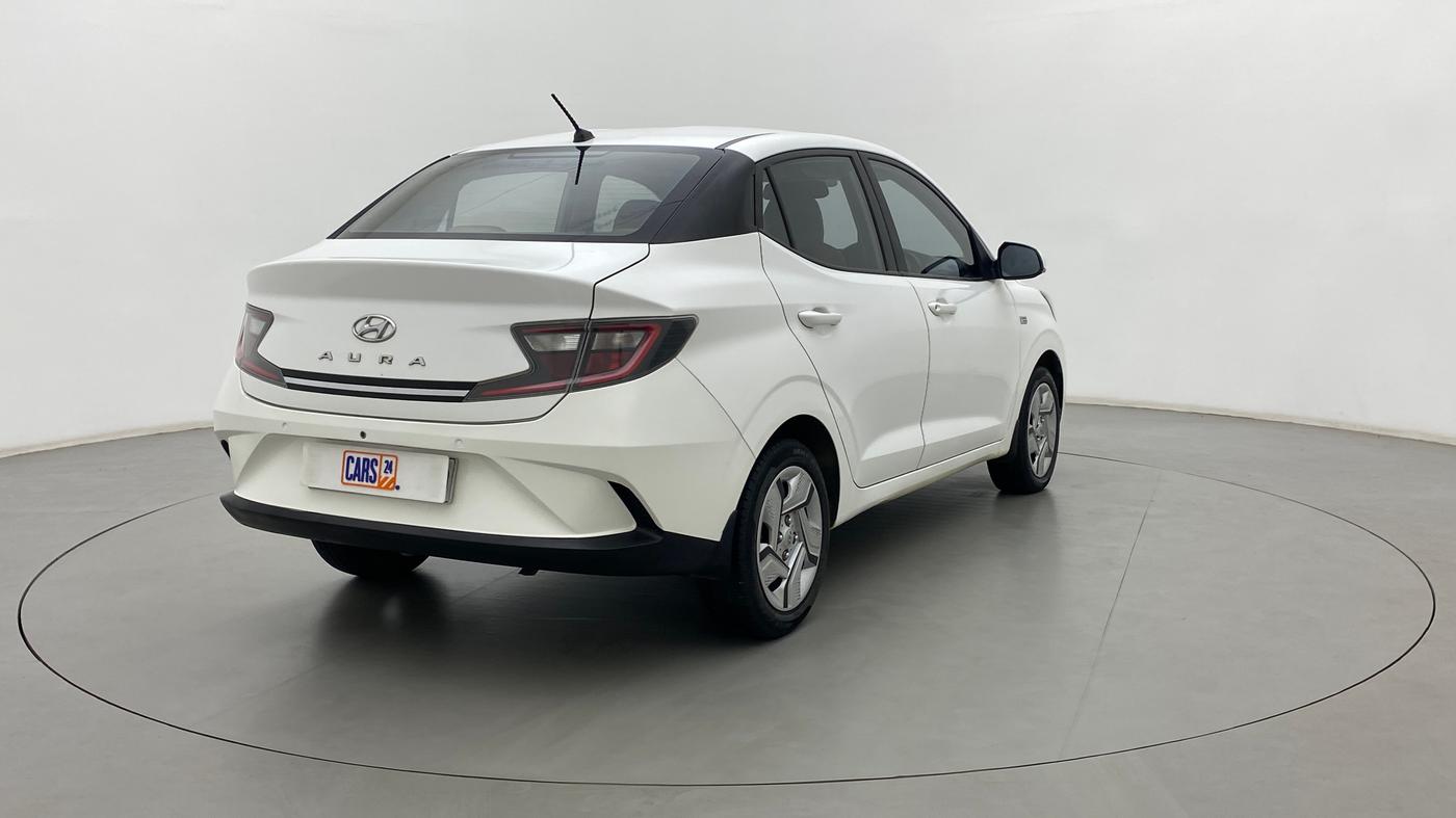 2020 Hyundai AURA S 1.2 AMT, Petrol, Automatic, 99,334 km, Right Back Diagonal