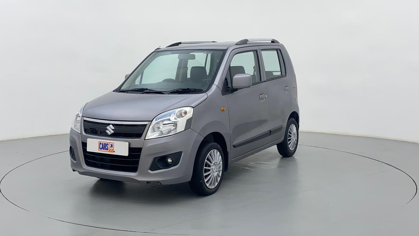2017 Maruti Wagon R 1.0 VXI, Petrol, Manual, 91,681 km, Left Front Diagonal
