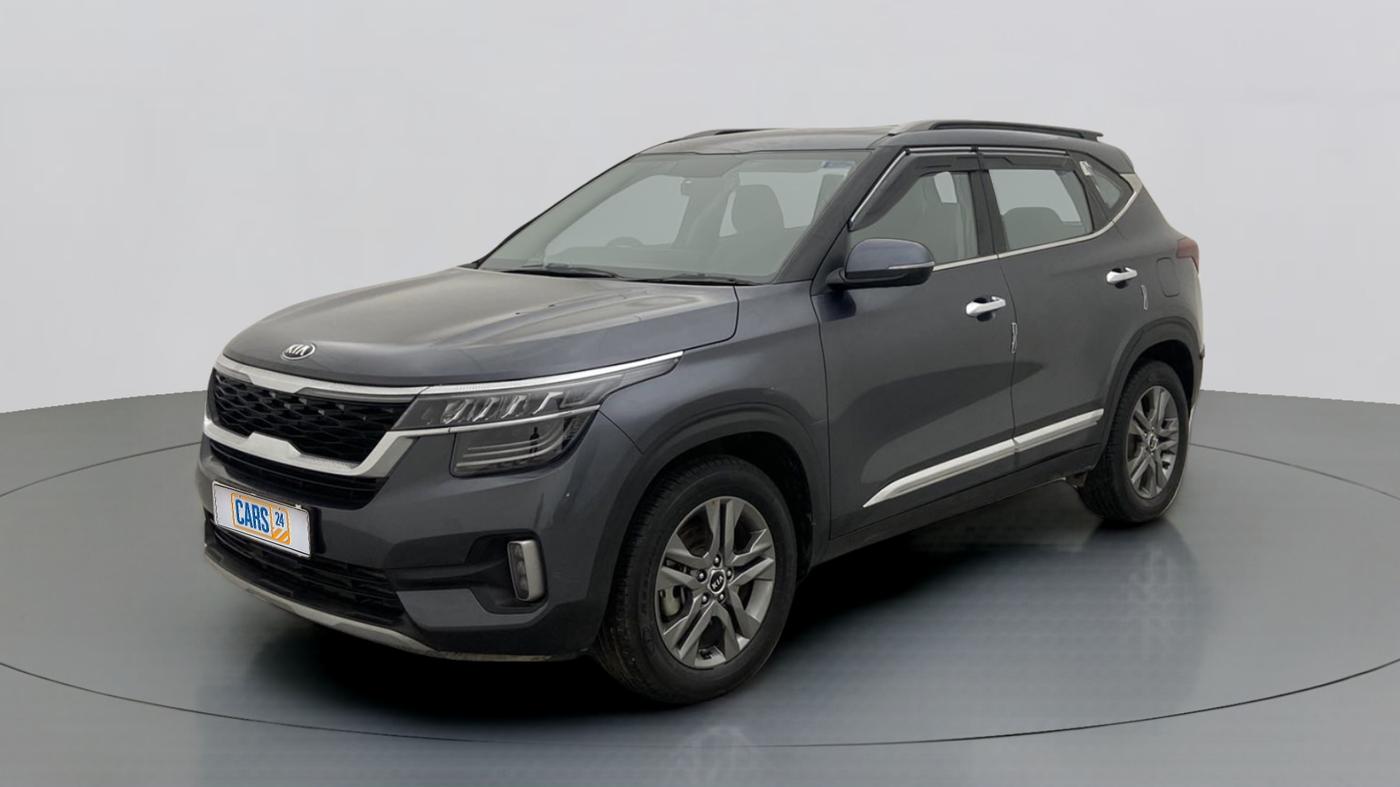 2021 KIA SELTOS HTX 1.5 PETROL, Petrol, Manual, 9,337 km, Left Front Diagonal