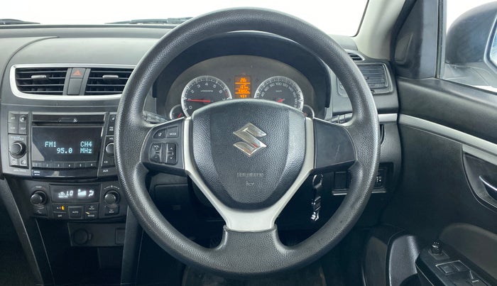 2012 Maruti Swift ZXI, Petrol, Manual, 93,801 km, Steering Wheel Close Up