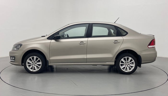 2017 Volkswagen Vento HIGHLINE TDI AT, Diesel, Automatic, 96,234 km, Left Side View