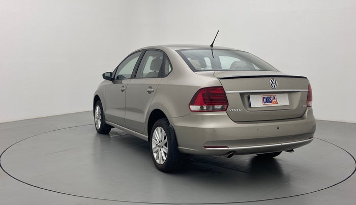 2017 Volkswagen Vento HIGHLINE TDI AT, Diesel, Automatic, 96,234 km, Left Back Diagonal (45- Degree) View