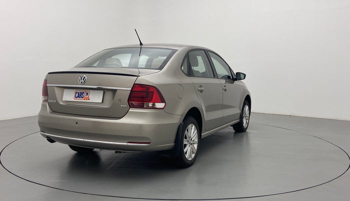 2017 Volkswagen Vento HIGHLINE TDI AT, Diesel, Automatic, 96,234 km, Right Back Diagonal (45- Degree) View