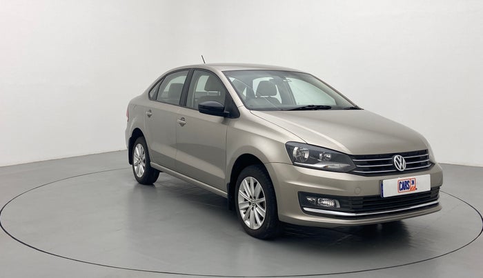 2017 Volkswagen Vento HIGHLINE TDI AT, Diesel, Automatic, 96,234 km, Right Front Diagonal