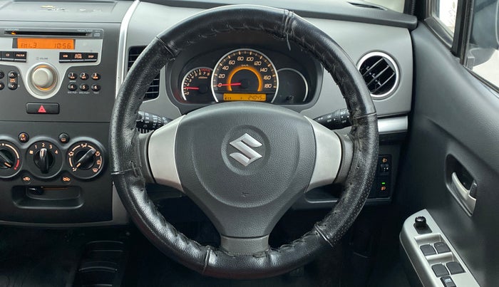 2012 Maruti Wagon R 1.0 VXI, Petrol, Manual, 24,045 km, Steering Wheel Close Up