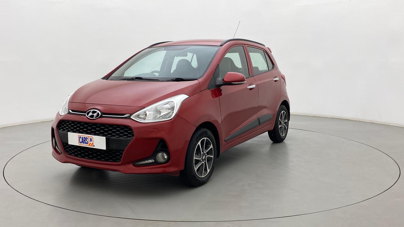 2017 Hyundai Grand i10 ASTA 1.2 KAPPA VTVT, Petrol, Manual, 45,356 km, Left Front Diagonal