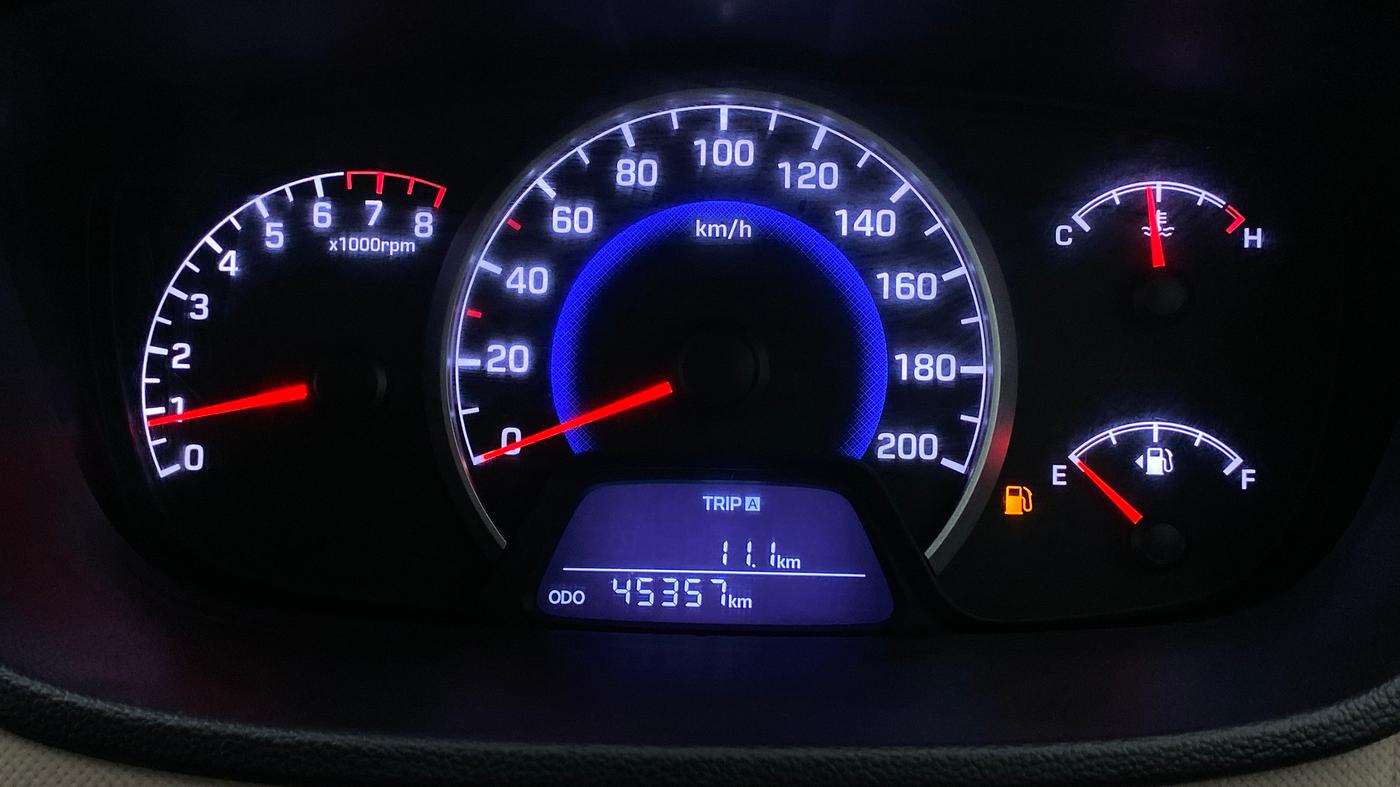 2017 Hyundai Grand i10 ASTA 1.2 KAPPA VTVT, Petrol, Manual, 45,356 km, Odometer Image