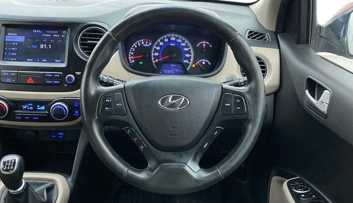 2017 Hyundai Grand i10 ASTA 1.2 KAPPA VTVT, Petrol, Manual, 45,356 km, Steering Wheel Close Up