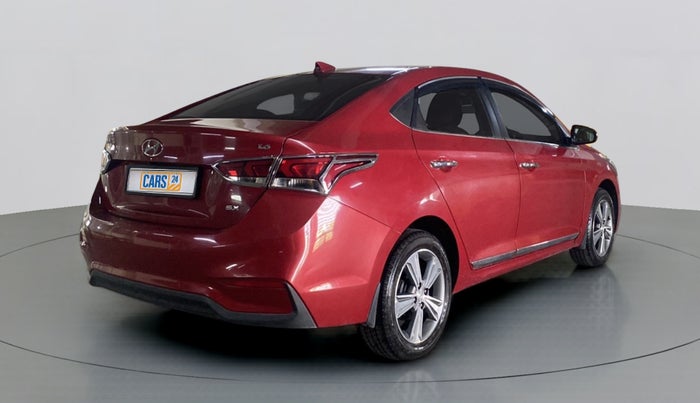 2019 Hyundai Verna 1.6 VTVT SX + AT, Petrol, Automatic, 15,434 km, Right Back Diagonal