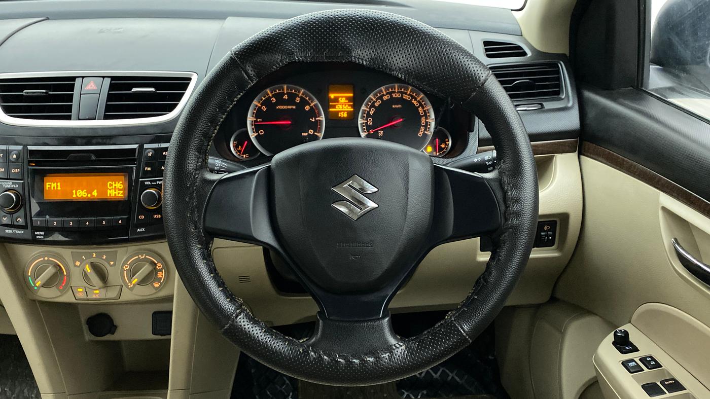 2017 Maruti Swift Dzire VXI (O), Petrol, Manual, 10,651 km, Steering Wheel Close Up