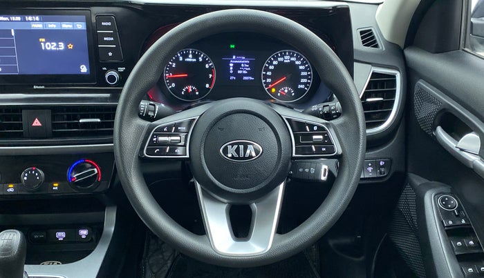 2019 KIA SELTOS HTK 1.5 PETROL, Petrol, Manual, 28,379 km, Steering Wheel Close Up
