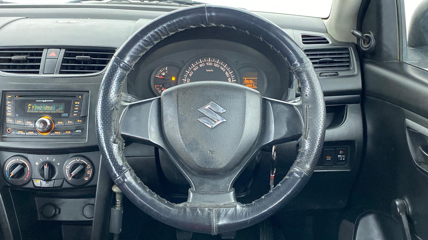 2011 Maruti Swift LXI, Petrol, Manual, 48,857 km, Steering Wheel Close Up