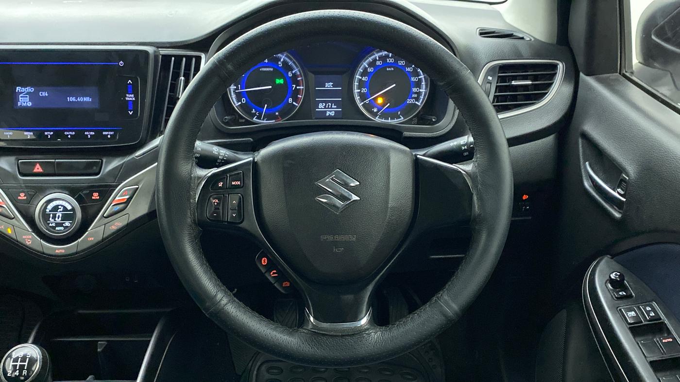 2019 Maruti Baleno DELTA PETROL 1.2, Petrol, Manual, 82,425 km, Steering Wheel Close Up