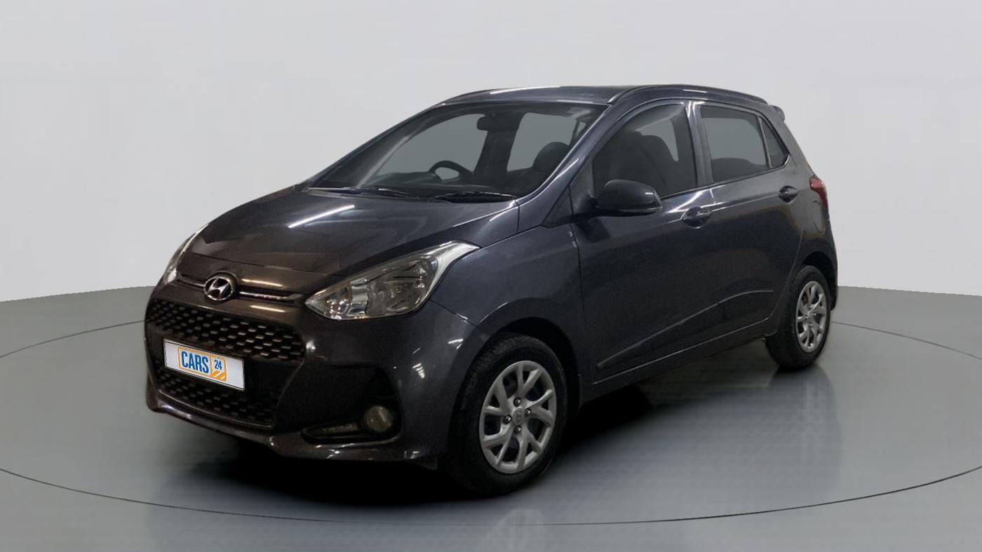 2018 Hyundai Grand i10 SPORTZ 1.2 KAPPA VTVT, Petrol, Manual, 20,699 km, Left Front Diagonal