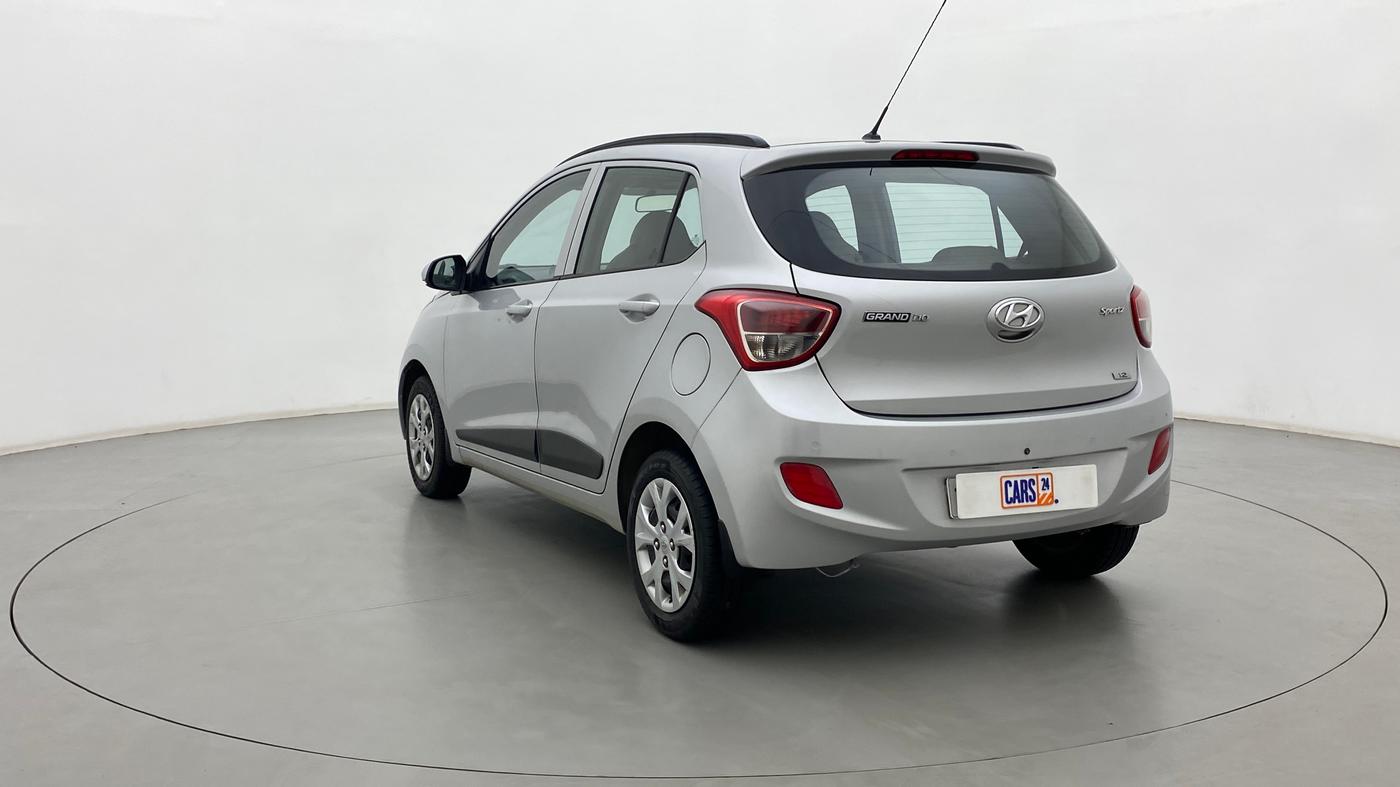 2016 Hyundai Grand i10 SPORTZ 1.2 KAPPA VTVT, Petrol, Manual, 61,733 km, Left Back Diagonal
