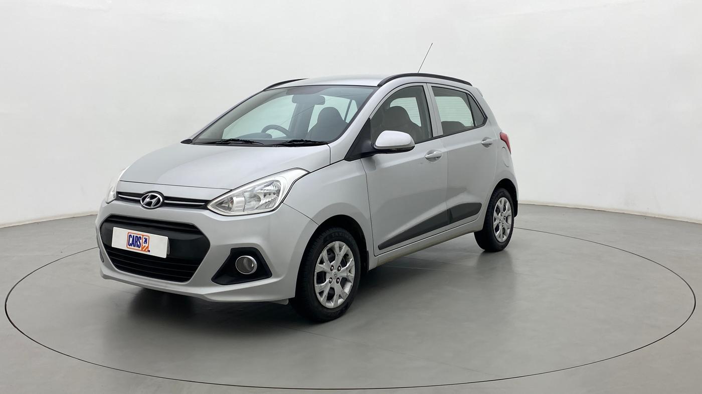 2016 Hyundai Grand i10 SPORTZ 1.2 KAPPA VTVT, Petrol, Manual, 61,733 km, Left Front Diagonal