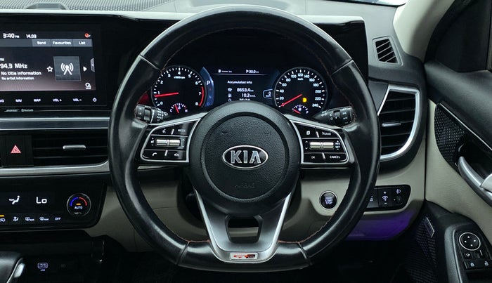 2019 KIA SELTOS 1.4 GTX+ TURBO GDI PETROL AT, Petrol, Automatic, 78,653 km, Steering Wheel Close Up