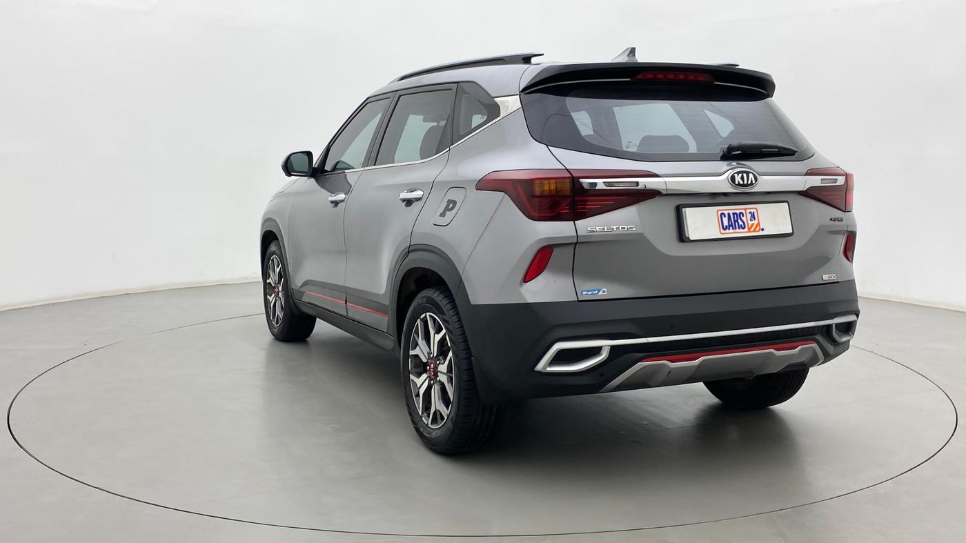 2019 KIA SELTOS 1.4 GTX+ TURBO GDI PETROL AT, Petrol, Automatic, 78,653 km, Left Back Diagonal