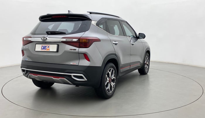 2019 KIA SELTOS 1.4 GTX+ TURBO GDI PETROL AT, Petrol, Automatic, 78,653 km, Right Back Diagonal