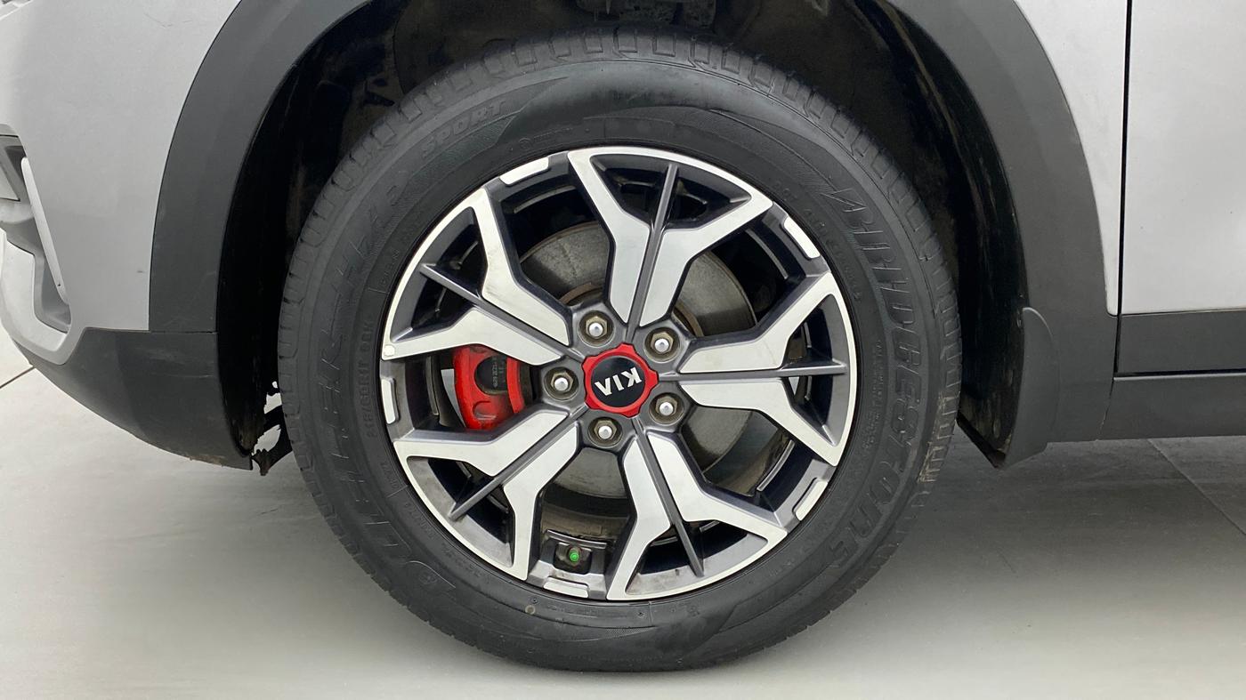 2019 KIA SELTOS 1.4 GTX+ TURBO GDI PETROL AT, Petrol, Automatic, 78,653 km, Left Front Wheel