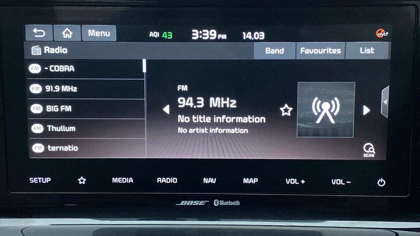 2019 KIA SELTOS 1.4 GTX+ TURBO GDI PETROL AT, Petrol, Automatic, 78,653 km, Infotainment System